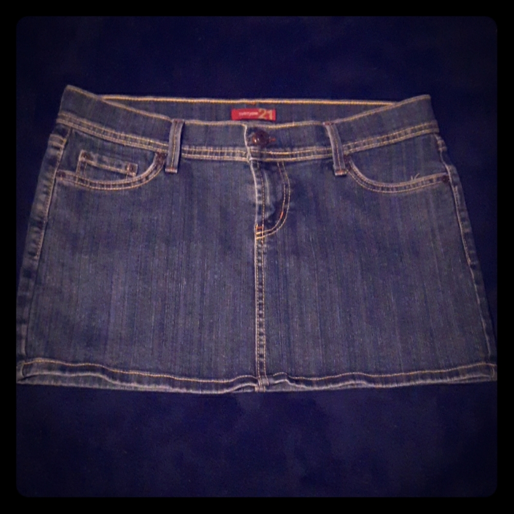 Denim skirt
